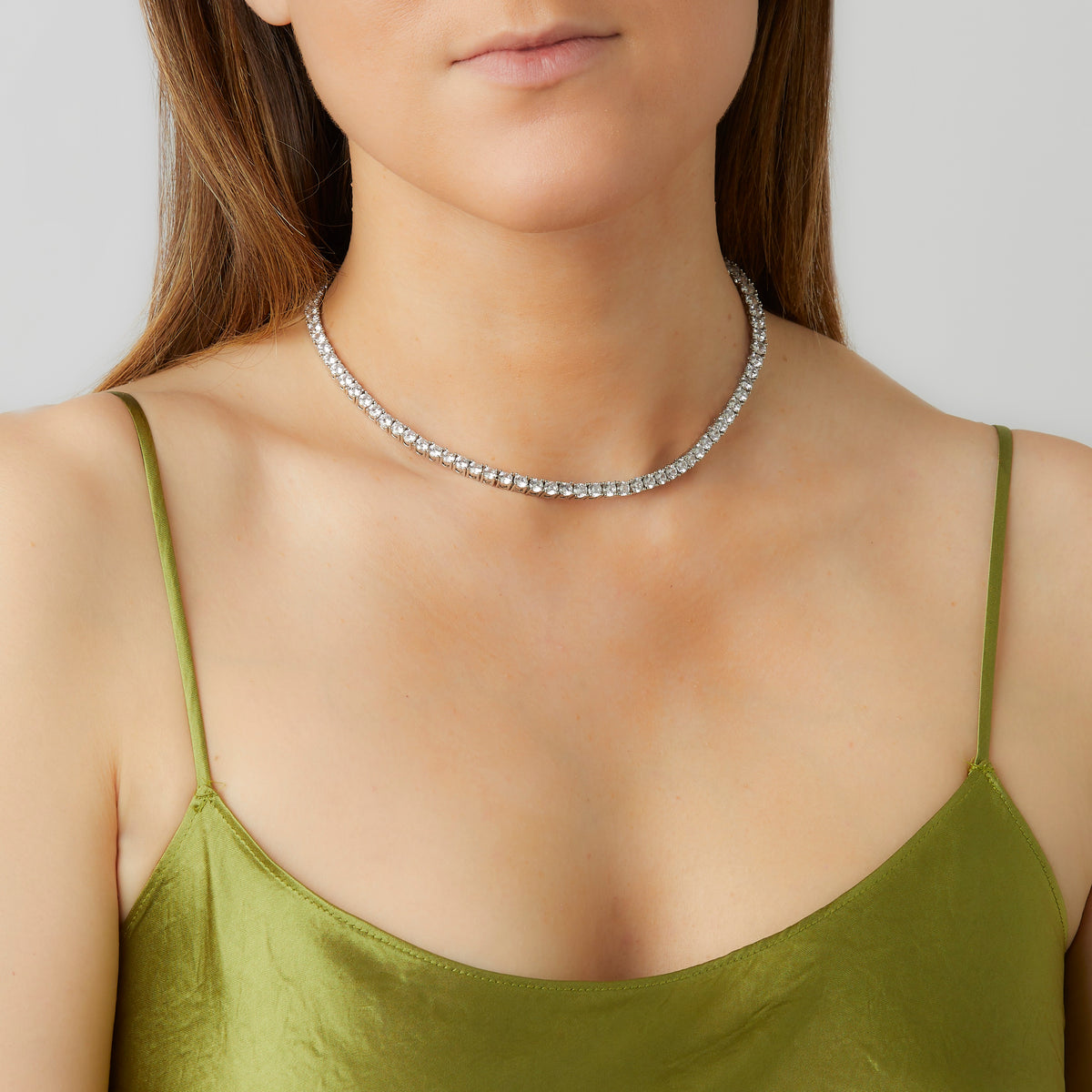 TENNIS NECKLACE - 4MM – Fifth NYC TENNIS NECKLACE - 4MM – Fifth NYC