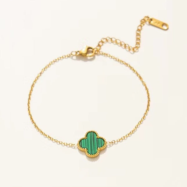 CLOVER BRACELET - GREEN